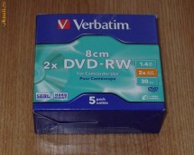 Dvd-rw dvd camera video, Verbatim, 8 cm foto
