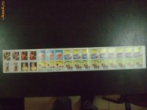 Tchad , straif de timbre stampilate , 12 euro foto