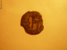 Moneda Romana ,bronz , cal.slaba ,d=1,3cm. foto