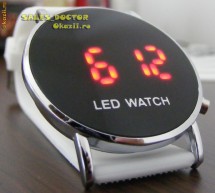 Ceas led-uri superb, ecran oglinda. Sport, casual, unisex. foto