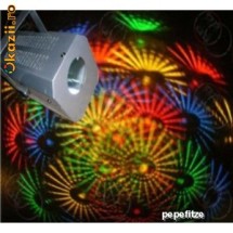Lampa disco rotativa color cu forme proiecate selectabile - noua foto