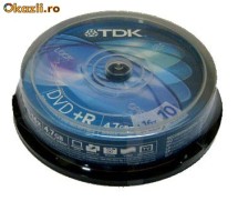Vand DVD blank TDK 4.7GB, viteza scriere 16X foto