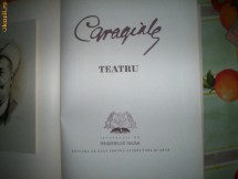 Caragiale-TEATRU(EDITIE FESTIVA,CU ILUSTRATII DE CORNELIU BABA) foto