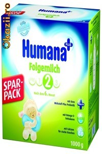 Lapte praf Humana 2, 1000 gr foto