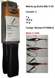 Matrita Jig Do-It, Bullet Bass Jig BBJ-3-AY foto
