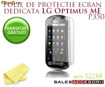 2X FOLIE ECRAN LG P350 OPTIMUS ME (SET 2 BUC) - TRANSPORT GRATUIT! foto