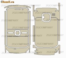 NOKIA E5 Folie Skinz , profesionala , protectie , invizibila , full body , carcasa , ecran , laterale , spate , folie telefon , tableta foto