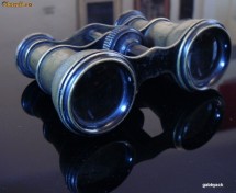 binoclu de teatru mic alama vechi stare foarte buna foto
