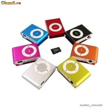 MP3 PLAYER TIP IPOD SHUFFLE CU SLOT CARD MICRO SD foto