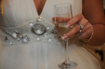 rochie mireasa superba cu cristale swarovski foto