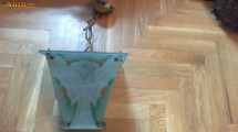 Aplica art deco sticla pictata foto