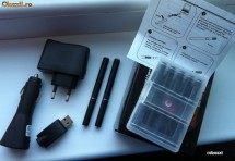 PACHET 2 TIGARI ELECTRONICE E-HEALTH BLACK!!! foto