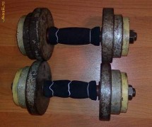 GANTERE REGLABILE 2 X 10,5 KG foto