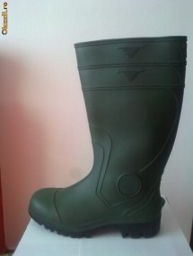 CIZME CAUCIUC PVC DE PROTECTIE S5 (cu  bombeu si lamine din otel) foto