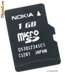 MEMORIE MICRO SD 1 Gb ( MICRO SD MU-22 ) NOKIA foto