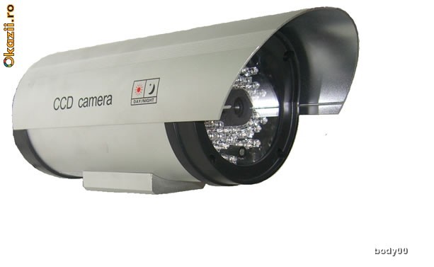 Camera supraveghere video color pe fir, infrarosu incorporat foto mare