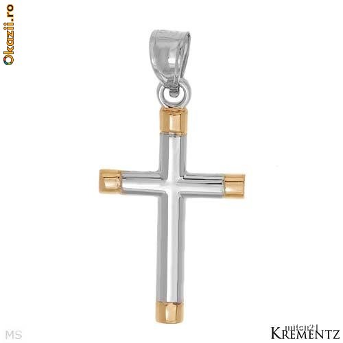KREMENTZ Wonderful  Cross Pendant Made of 14K foto mare