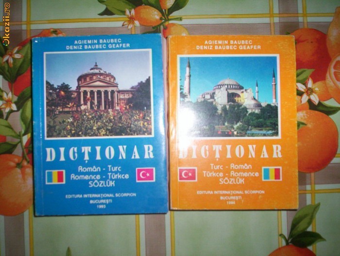 Dictionar ROMAN-TURC TURC-ROMAN foto mare