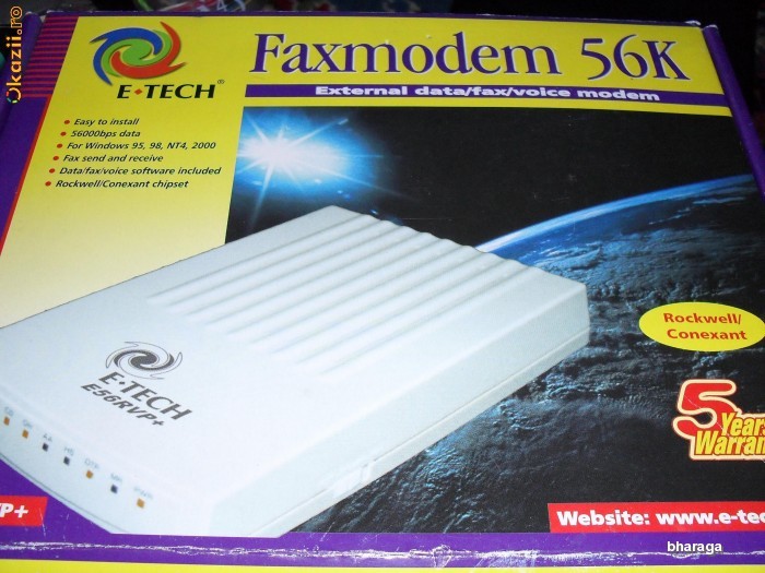 Modem extern E-Tech E56RVP+ foto mare