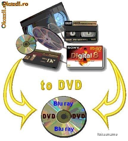 Copiez casete VHS , 8mm , HI8 , Digital8 , MiniDV pe DVD sau Blu-ray foto mare