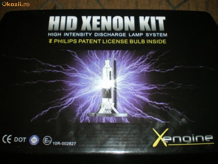 kit uri xenon licenta philips  H7, H1, H11,H8, H3,etc can bus,garantie. foto mare