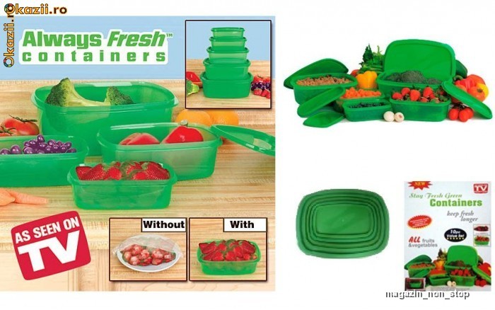 Caserole Always Fresh Verzi foto mare