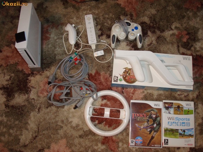 Nintendo Wii Modat + Accesorii foto mare