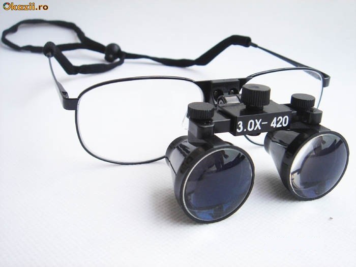 Ochelari cu LUPE 3 X si 3.5 X ENDO foto mare
