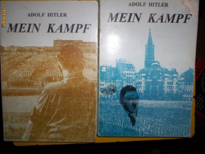 MEIN KAMPF(2VOLUME=ADOLF HITLER foto mare