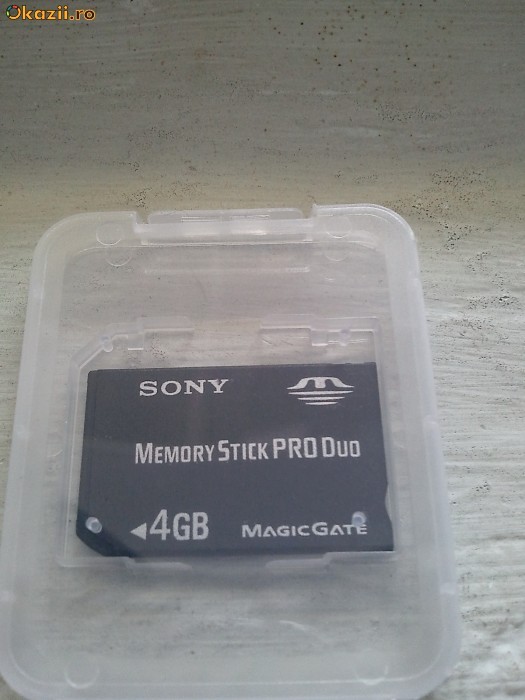 Sony Memory stick pro duo 4GB foto mare