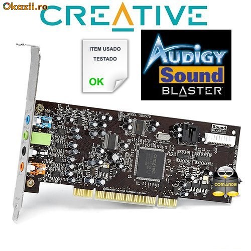 Placa de sunet 7.1 Creative Audigy SE 7.1 bulk foto mare