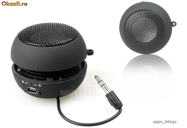 Boxa portabila Boxe Portabile x-mini cu mufa Jack + Acumulator Intern iPod Shuffle Nano Classic Touch iPhone 2G 3G 3GS 4 4S iPad iPad2 Nokia Laptop foto mare