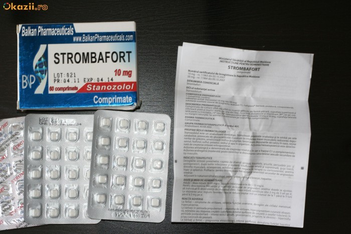 Winstrol ,Strombafort 10mg/comprimat foto mare