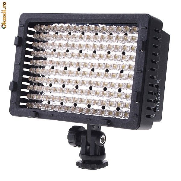 LAMPA VIDEO 126 LEDURI CN-126 LED PANEL foto mare