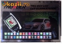 ALARMA AUTO THUNDER CA 206 TELECOMENZI TIP PAGER SI PORNIRE MOTOR GARANTIE 2 ANI foto mare