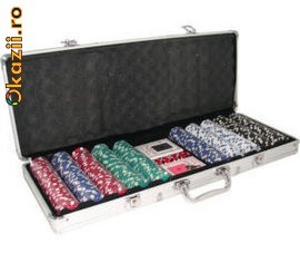 Set POKER Texas Hold'EM - 500 jetoane ; 11.5 grame foto mare