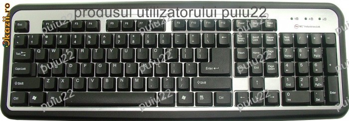 Tastatura cu 107 taste, interfata USB-4528 foto mare