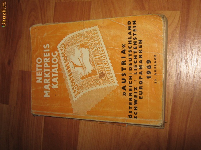 CATALOG TIMBRE AUSTRIA 1969 foto mare