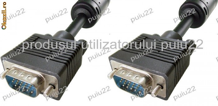 Cablu monitor,cablu VGA, lungime 3m-7990 foto mare