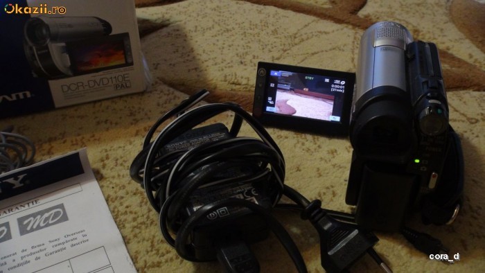 CAMERA VIDEO SONY DCR DVD 110E HANDYCAM foto mare