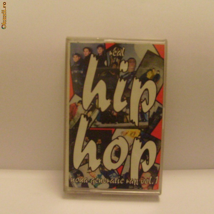 CASETA | REAL HIP HOP vol.1 (compilatie romaneasca) | 1998 - Claxon (RAR!! DE COLECTIE!!) foto mare