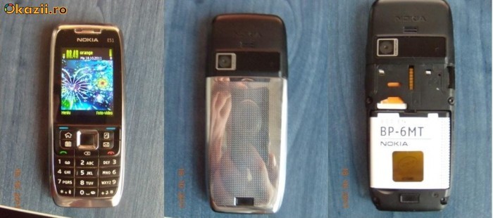 TELEFON NOKIA E51 foto mare
