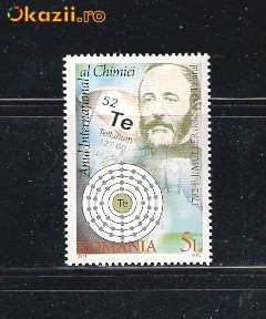 ROMANIA 2011- ANUL INTERNATIONAL AL CHIMIEI - LP 1917 foto mare