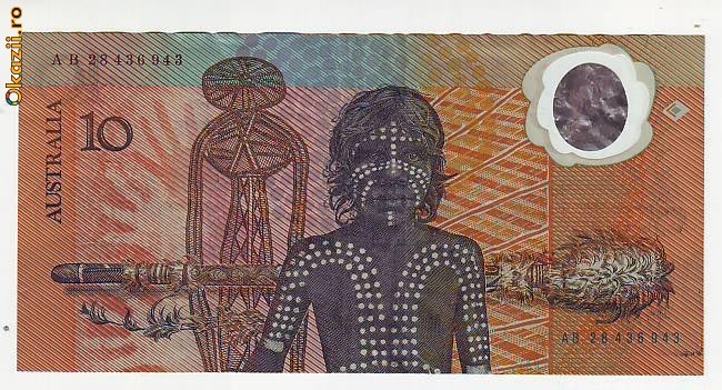 10 DOLLARS AUSTRALIA 1988 - COMEMORATIVA COOK foto mare