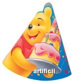 6 coifuri petrecere copii WINNIE BIRTHDAY foto mare