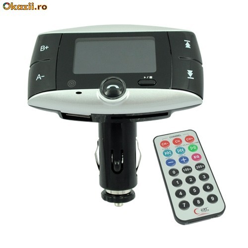 Bluetooth Stereo Hands Free cu Transmitator FM MP3 foto mare