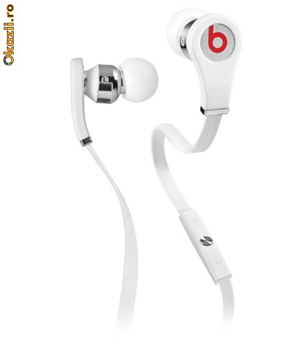 Casti Monster Beats by Dr. Dre Tour ControlTalk Albe - Garantie foto mare