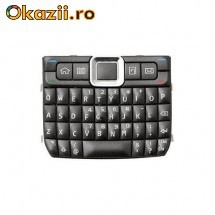 Tastatura Nokia E71 Qwerty gri Originala SWAP foto mare