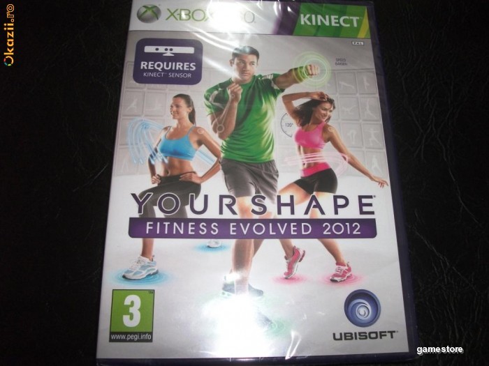 Your Shape Fitness Evolved 2012, XBOX360, Kinect, original si sigilat, 129 lei! NOU! foto mare