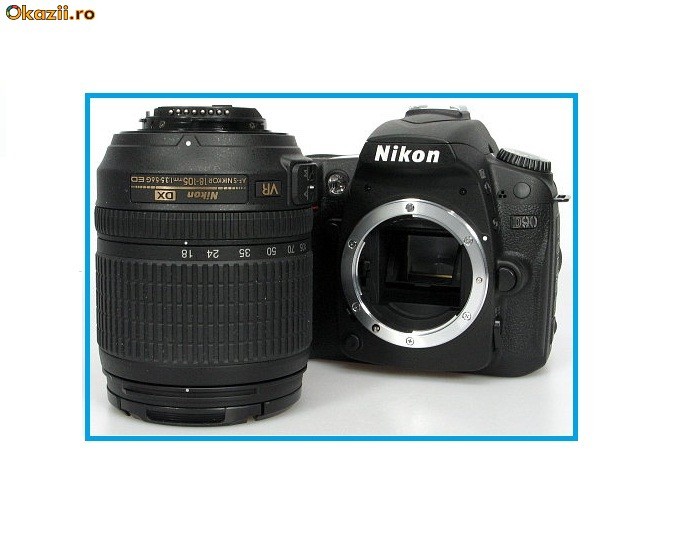 aparat foto DSLR Nikon D90 Kit 18-105mm f/3.5-5.6G ED VR foto mare